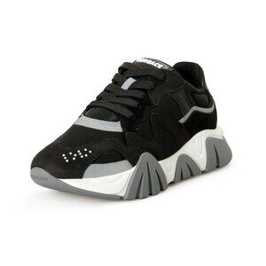 Versace Men's Multicolor Canvas & Leather Medusa Logo Sneakers Shoes US 9 IT 42